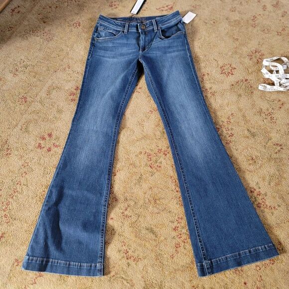DL1961 Joy  High Rise Flare 4-Way Stretch Jeans Size 30 NWT - Picture 2 of 16